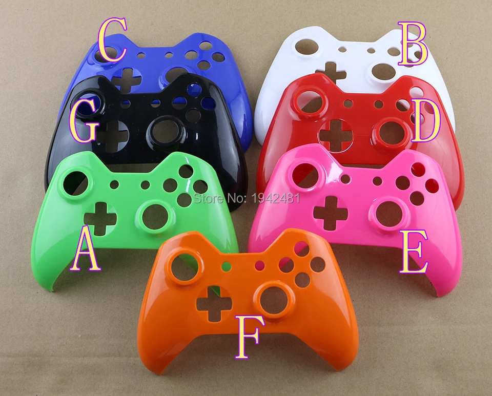 50 Uds carcasa facial multicolor cubierta de placa frontal carcasa de piel superior para controlador xboxone XBOX ONE