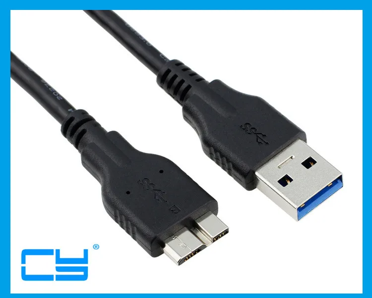 Cable USB 3,0 negro de 3 pies para disco duro externo Toshiba Canvio Desk 1TB 2TB 3TB, Canvio Basics 3,0 500GB 750GB 1TB 2TB