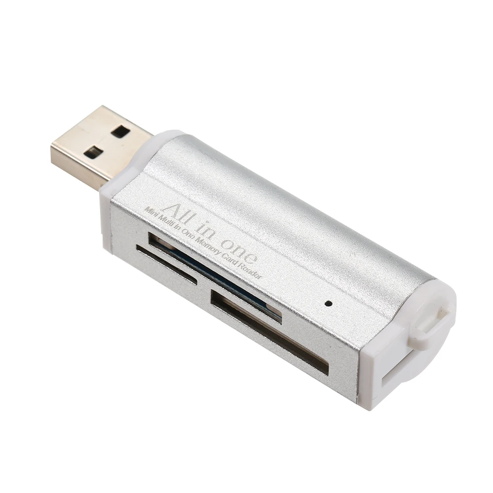 Lector USB 2.0 de tarjetas SD/TF/MS Pro Duo - Portátil todo en uno