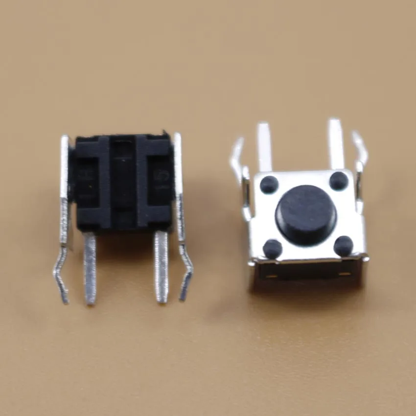 YuXi-pulsador de Interruptor táctil, 1 pieza, 6x6x5, 6mm x 6mm x 5mm, H5mm, ángulo recto - imagen 2