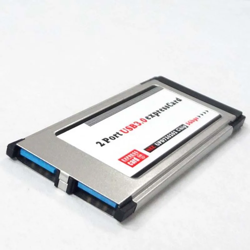 Adaptador de tarjeta Express a USB 3,0, convertidor de tarjeta de 34 MM, PCMCIA Dual de 5 Gbps, 2 puertos para Chip NEC - imagen 3