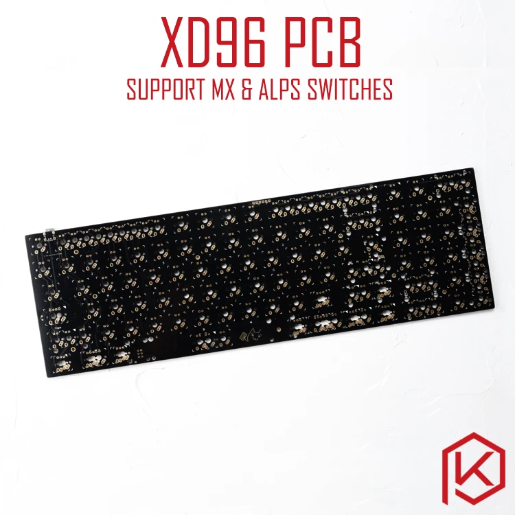Xiudi-Teclado mecánico personalizado xd96 pcb 90%, admite TKG-TOOLS Underglow RGB, PCB programado, kle Kimera core, muchos diseños