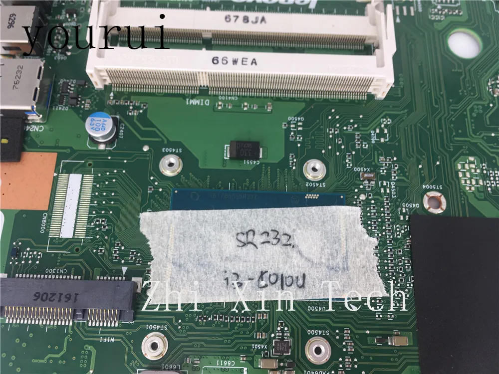 Yourui para Lenovo C4030 C40-30 placa base para ordenador portátil CIHASWS2 6050A 2650901 A01 SR23Z i3-5010u CPU 100% prueba ok garantía de calidad - imagen 3