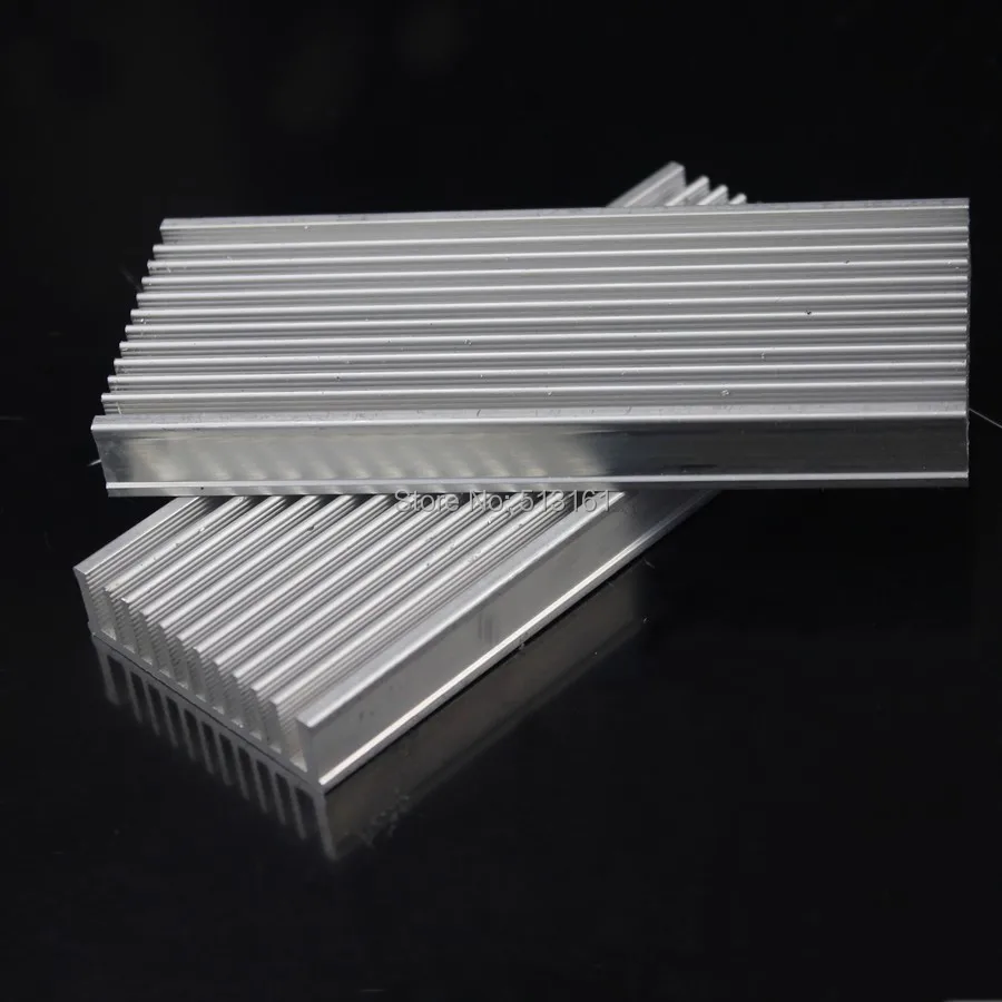 Disipador de calor Gdstime 120 mm x 50 mm x 12 mm Disipador de calor de aluminio Radiador de enfriamiento Enfriador de CPU electrónico - imagen 3