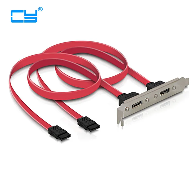 2 Puertos SATA II Interno ESATA II Soporte PCI Externo Cable Extensión SATA 50CM - Vista principal del producto
