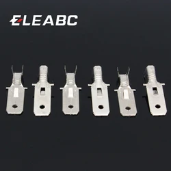 Conector de pala macho, Terminal de crimpado de 6,3mm