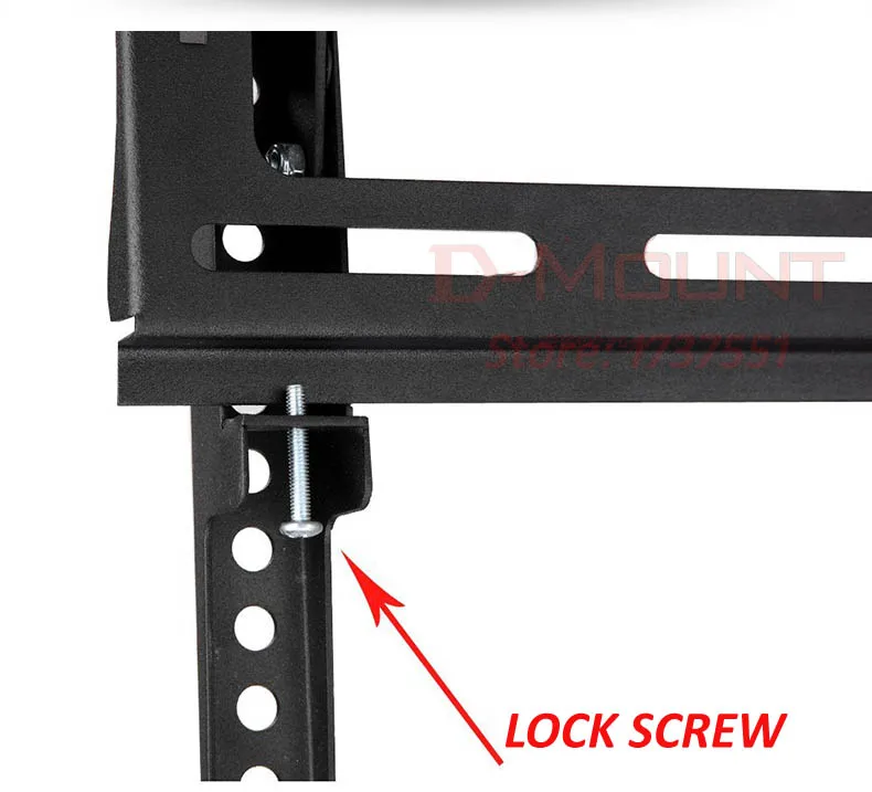 Soporte de pared para tv lcd, accesorio de montaje en techo de acero DLC-904MHL, 600X400 46 "65" 15, inclinación hacia arriba y hacia abajo, giratorio, 1500mm-2000mm - imagen 2