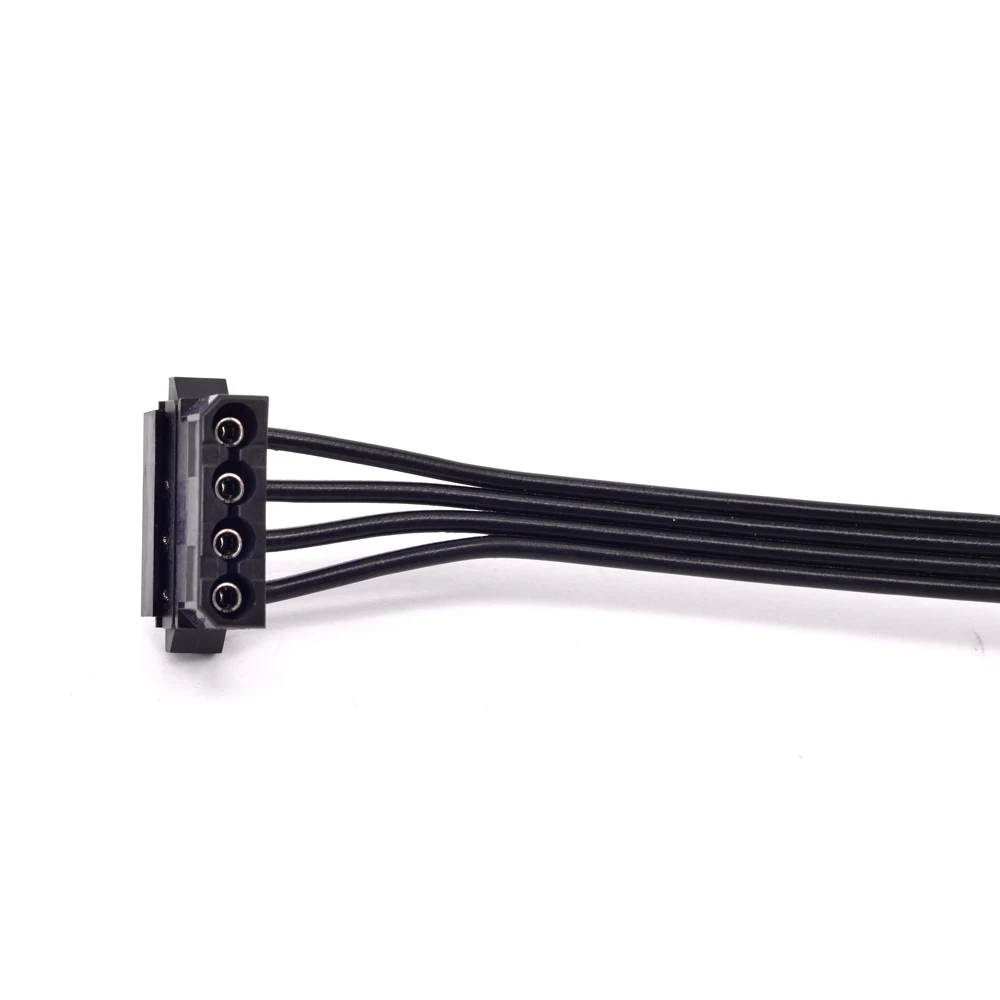 Para CORSAIR TX850M TX750M TX650M Modular PSU PCI-e 6 pines 1 a 3 Molex periférico 4 pines Cable de alimentación GPU 6 pines a IDE Cable - imagen 3