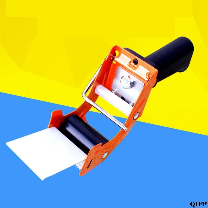 Dispensador de cinta de sellado portátil, máquina de embalaje, cortador de mano, soporte de empaquetador, Color aleatorio, 4 de junio, venta al por mayor - imagen 5