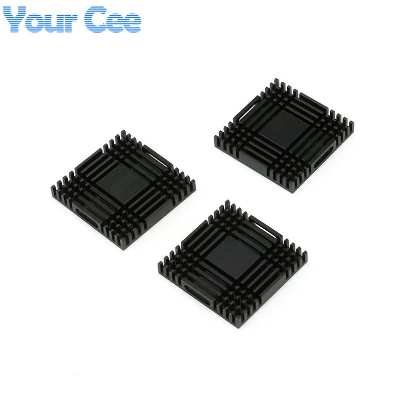 5 uds/1pc 37*37*6mm disipador de calor ventilador de refrigeración disipador de calor de aluminio 37X37X6mm - imagen 4