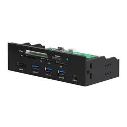 Panel Frontal PC Multifunción Lector de Tarjetas USB 3.0, 5.25, CF 3.1