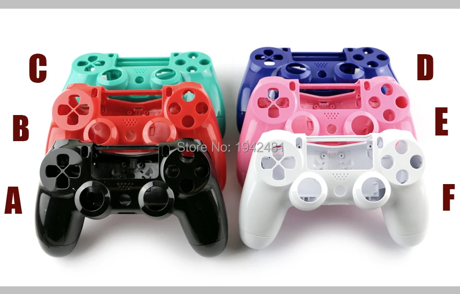 1 unidad JDS 001 011 controlador inalámbrico carcasa + funda con almohadilla de botón para PS4 Gamepad Joystick reemplazo - imagen 3