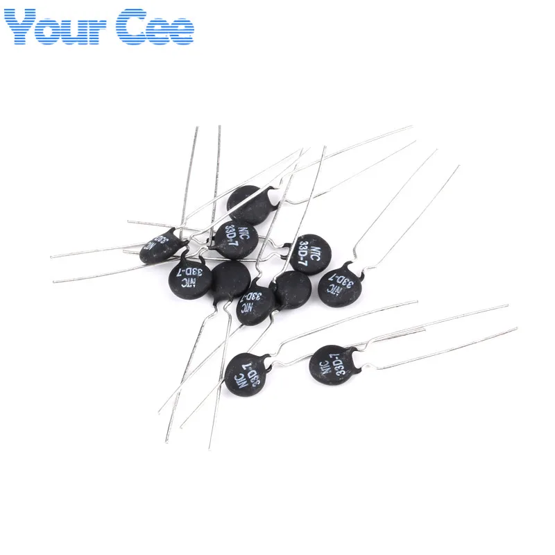 Resistencia Termistor NTC 33D-7 33D7, 50 piezas/20 piezas, piezas, NTC33D-7 - imagen 3