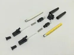 KITS de conector dúplex de fibra LC, 1000 Uds. Con casquillo, sin montar, APC SM MM OM3 OM4, 3,0mm, 2,0mm, 0,9mm, ftth, accesorio de conector LC