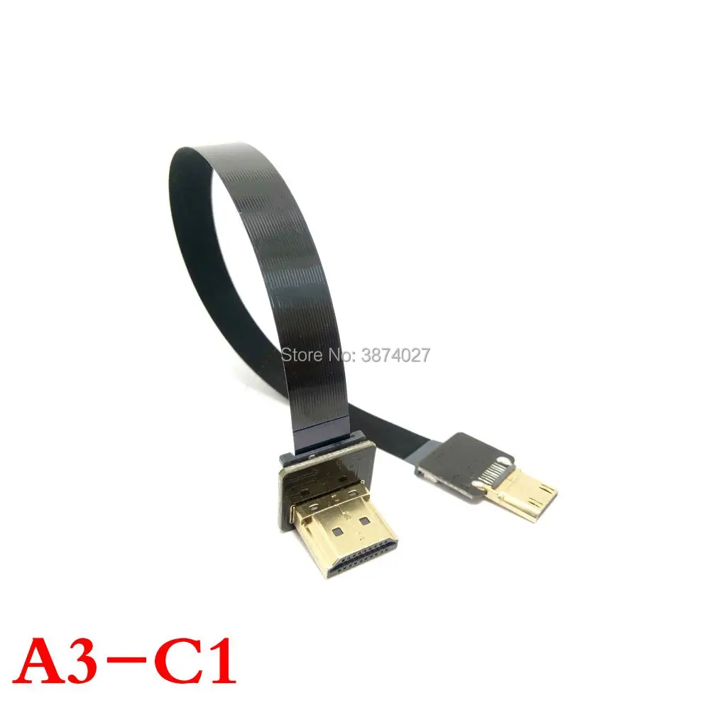 FPV FFC A3-C1234 D1234 FPC cinta plana compatible con HDMI paso de Cable 20 pines para fotografía aérea multicóptero HD HDTV FPV - imagen 4