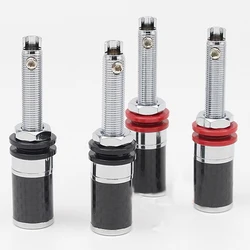 Furutech Terminales HiFi - Fibra de Carbono, Chapado Rodio Premium