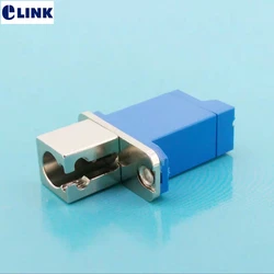 Acoplador Fibra Óptica E2000-LC Hembra Azul FTTH SM/UPC