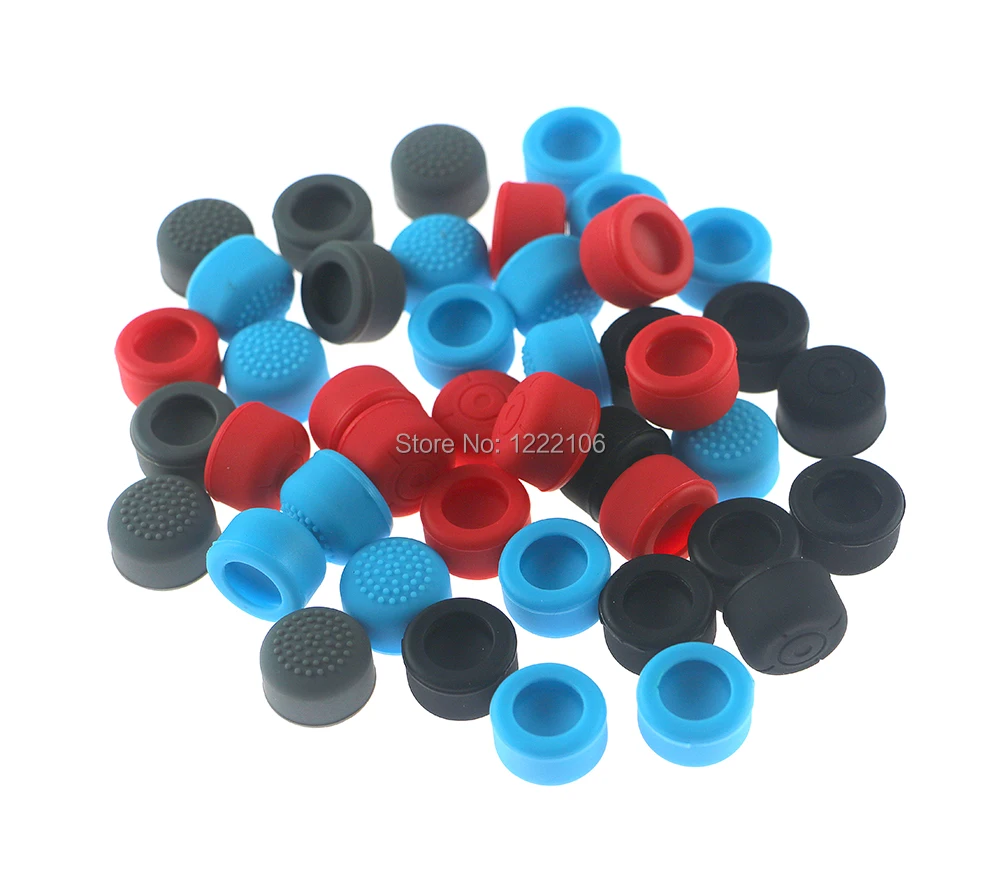 4 Uds. Tapas de agarre de silicona para pulgar, funda de Joystick analógico para interruptor NS NX, extensor de controlador - imagen 3