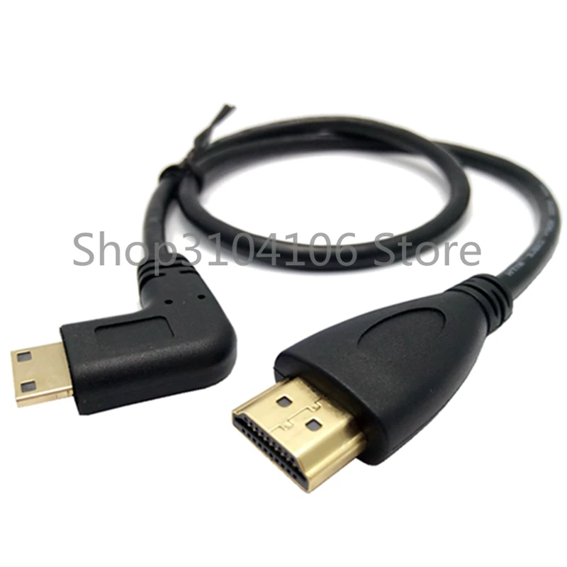 Codo de 0,5 metros mini HD compatible con línea de vídeo HD mini HDTV codo cable HD - imagen 5