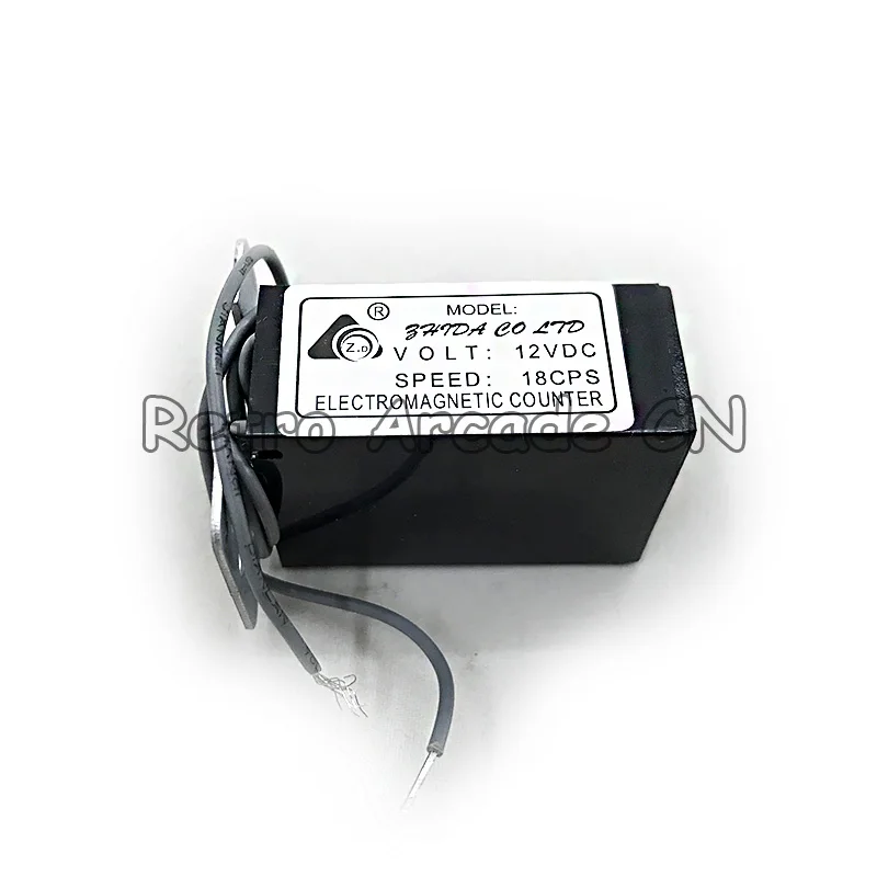 Contador de monedas arcade de 6 dígitos + 12V, contador mecánico de 18cps para piezas de máquina de juego arcade, 10 unids/lote, Envío Gratis - imagen 3