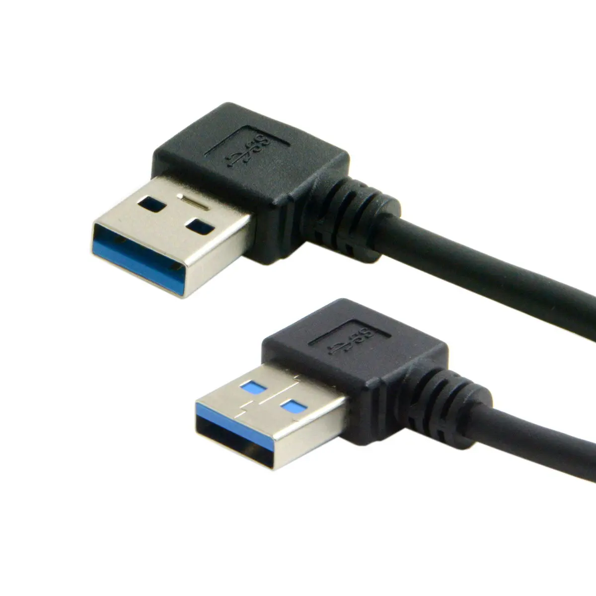 Cable Extensión USB 3.0 Type A Macho 90 Grados Izquierdo Pro - imagen 3