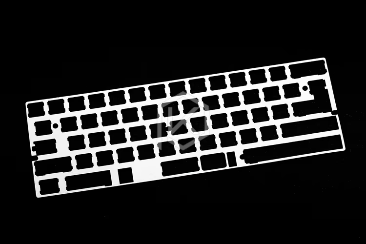 Placa Montaje Teclado Mecánico 60% Compatible XD60/XD64/GH60 Plateada - imagen 3