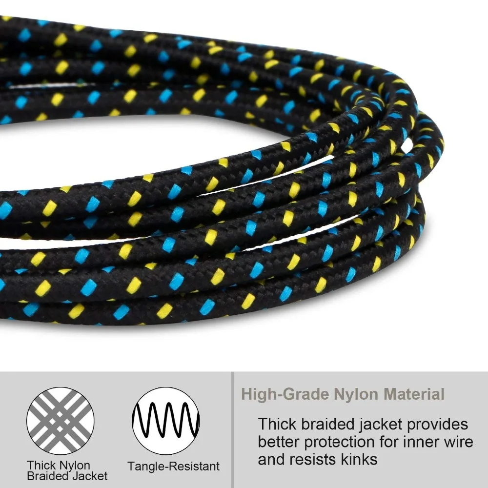 Cable Micro USB OLAF de 1M/2M/3M, Cable adaptador de cargador USB para teléfono móvil de carga rápida, Cable de sincronización de datos para Samsung, Huawei y Xiaomi - imagen 2