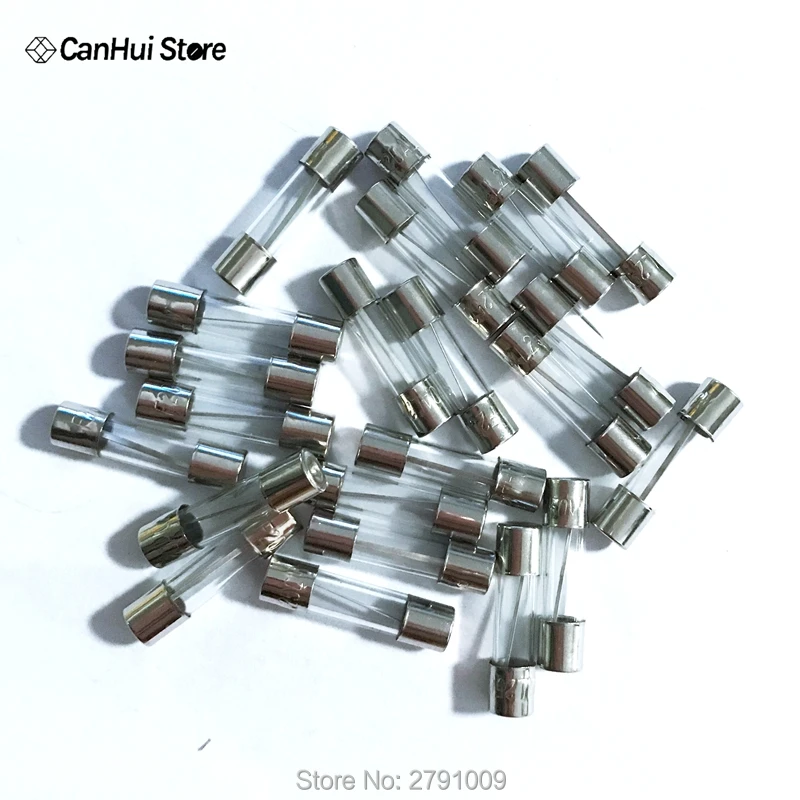 50 unids/lote 10 tipos 5x20mm Kit de fusibles de vidrio rápido en paquete 0.2A 0.5A 1A 2A 3A 5A 6A 8A 10A 15A /250V 5*20 paquete de tubo de seguro - imagen 5