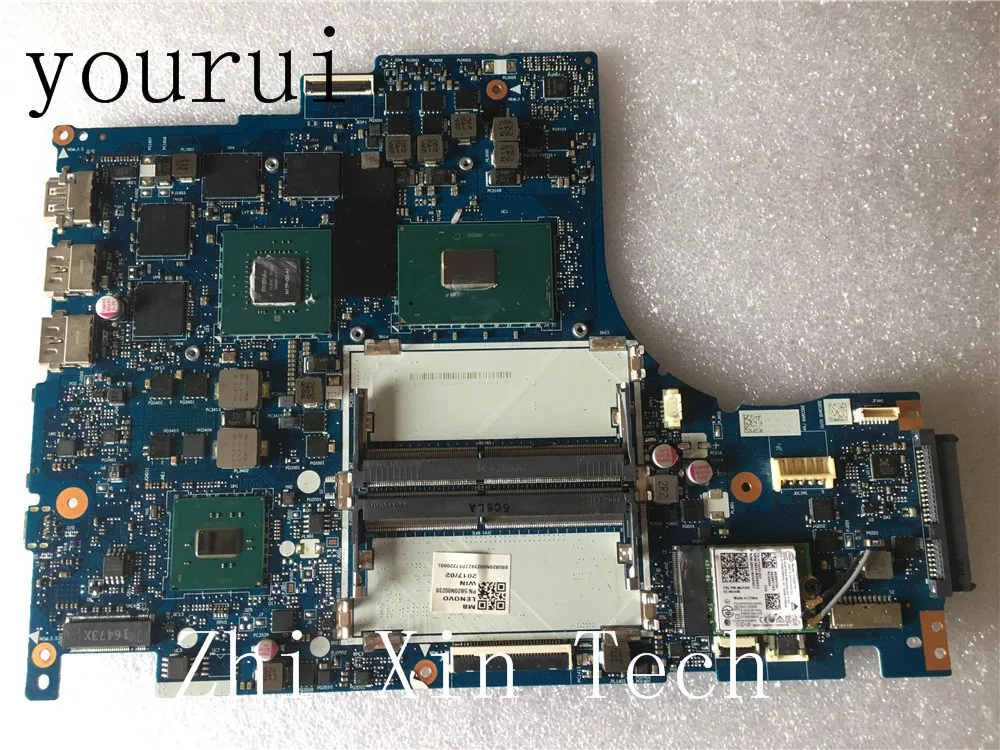 Yourui-placa base para portátil Lenovo Y520, Y520-15IKBN, con SR32S, R720-15IKBN, CPU, DY512, i5-7300HQ, GTX1050, prueba completa