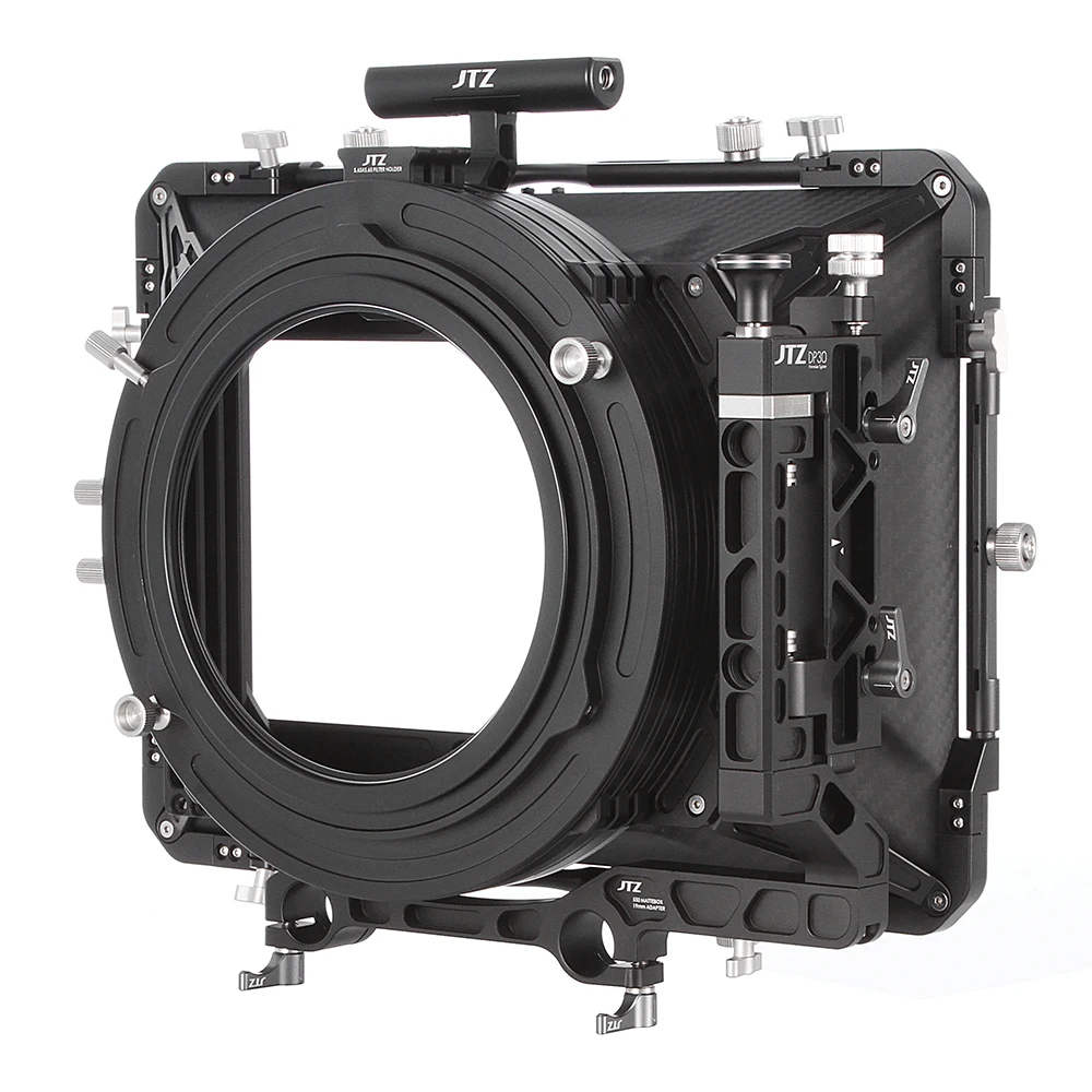 JTZ DP30 Cine Fibra de Carbono 5.65x5.65" Caja Mate 15mm/19mm Para Sony ARRI RED CANON