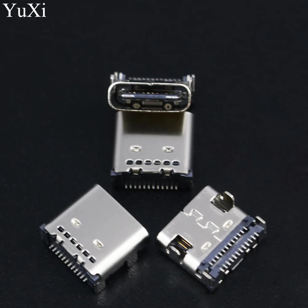 YuXi-interfaz de datos de alta velocidad, Conector micro 3,1 usb DIY de 24 Pines, USB-C, USB 3,1, tipo C, tipo SMT, 1 ud. - imagen 3