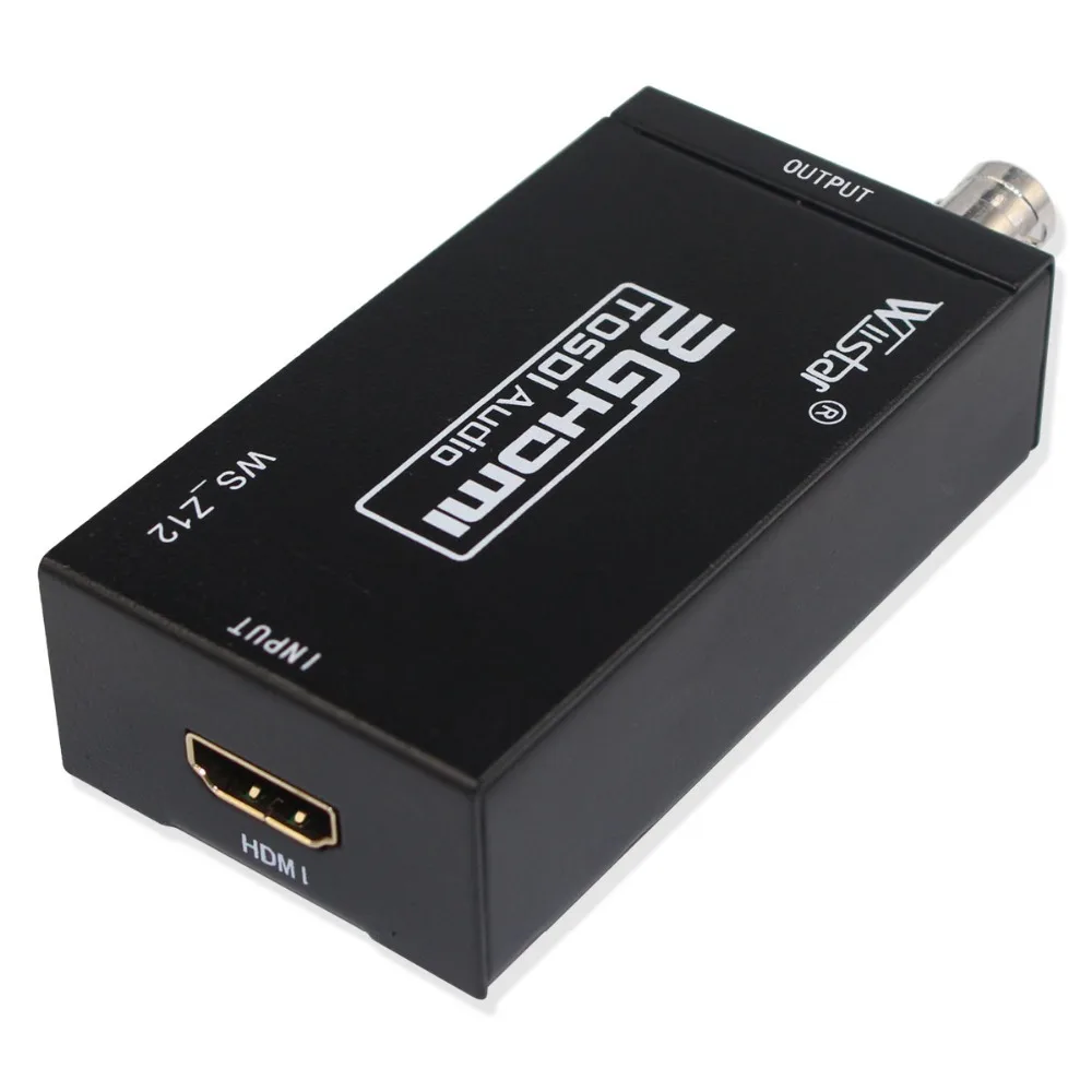 Convertidor HDMI a SDI Adaptador de Audio y vídeo 720P 1080P HDMI a BNC compatible con SD HD 3G-SDI para cine en casa PC - imagen 5