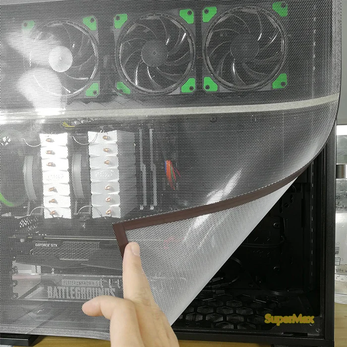 Carcasa transparente de PVC para ordenador, cubierta a prueba de polvo para enfriador de ventilador y PC, de 30cm, 0,5 metros por lote - imagen 5