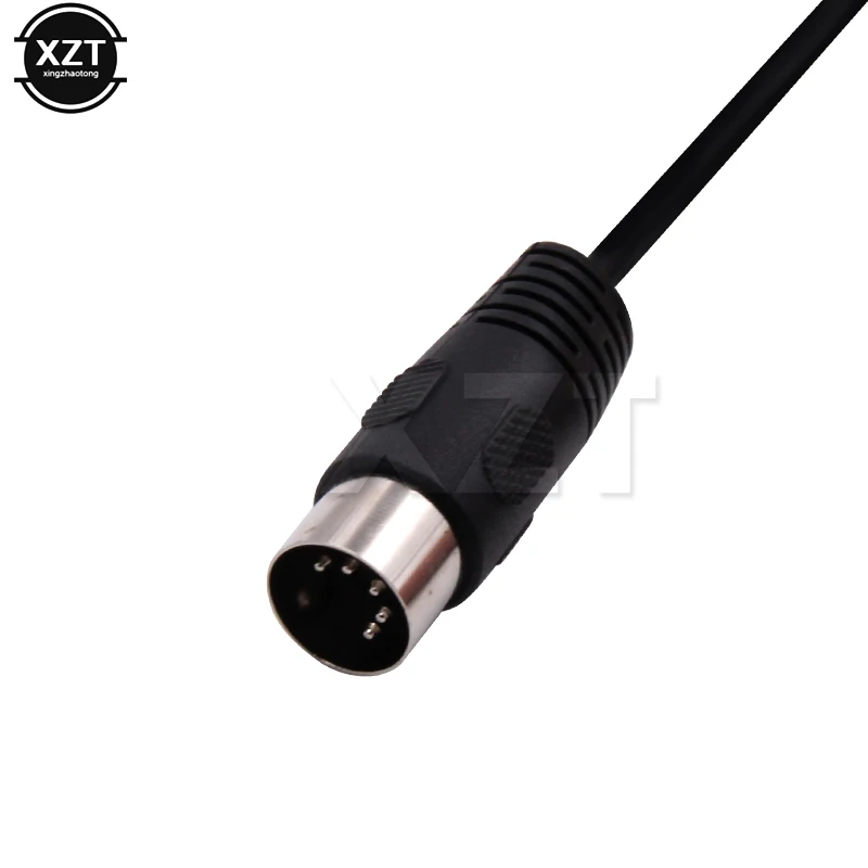 Cable de extensión de Audio para adaptador de micrófono, Conector estéreo de 3,5mm, Din a 5 pines, enchufe MIDI macho de 50cm, 1m, 3m - imagen 4