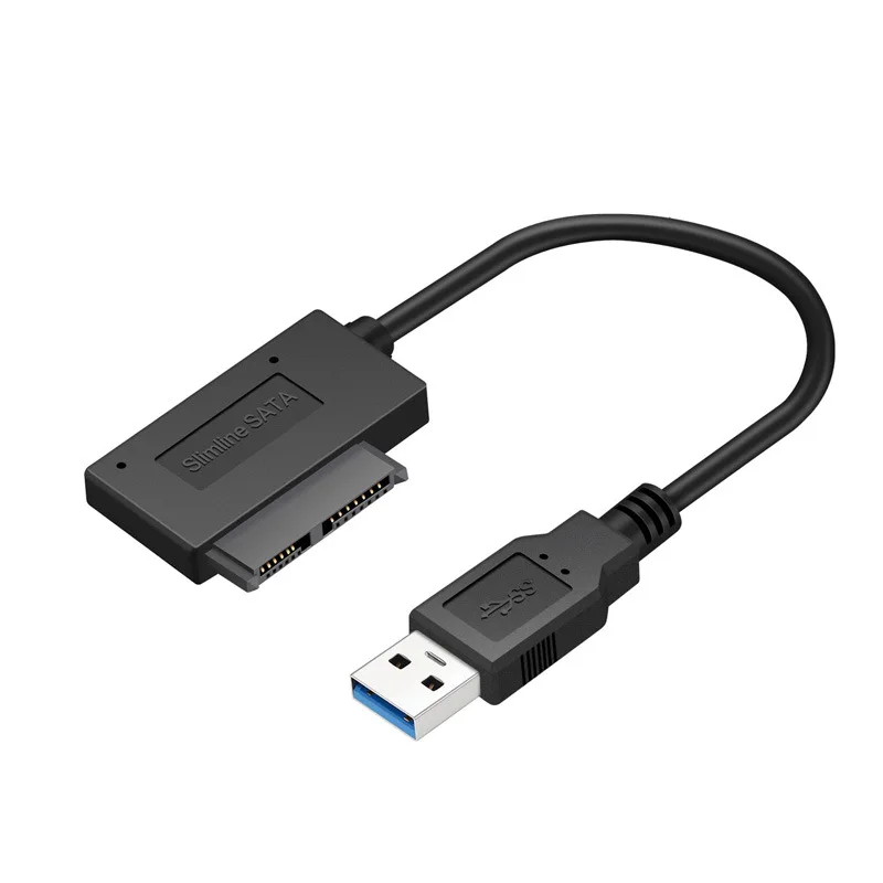 Cable adaptador USB a SATA 3,0 a 7 + 6 13Pin Slimline SATA para unidad HDD, adaptador para DVD/CD-ROM - imagen 3