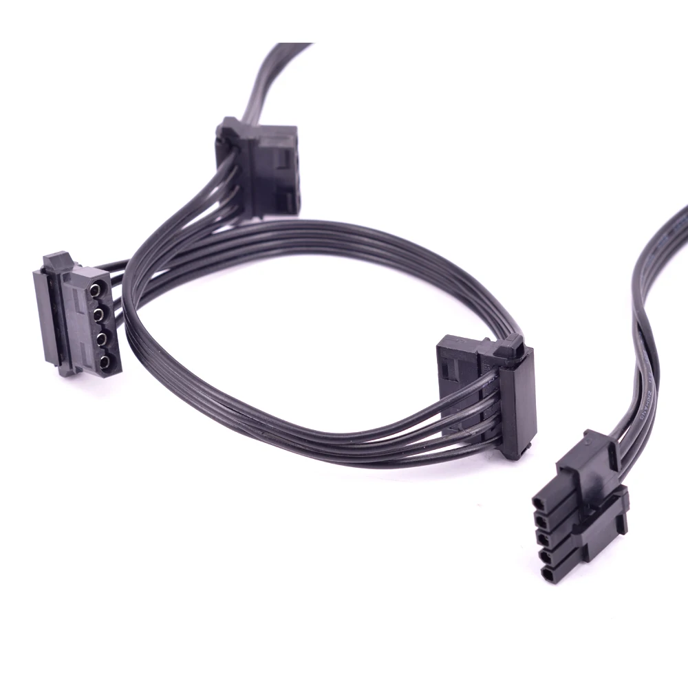 Cable de alimentación PSU Molex IDE 5P, periférico de 5 pines, 1 a 3 puertos, 4 pines, para Cooler Master G750M G650M G550M Modular - imagen 2