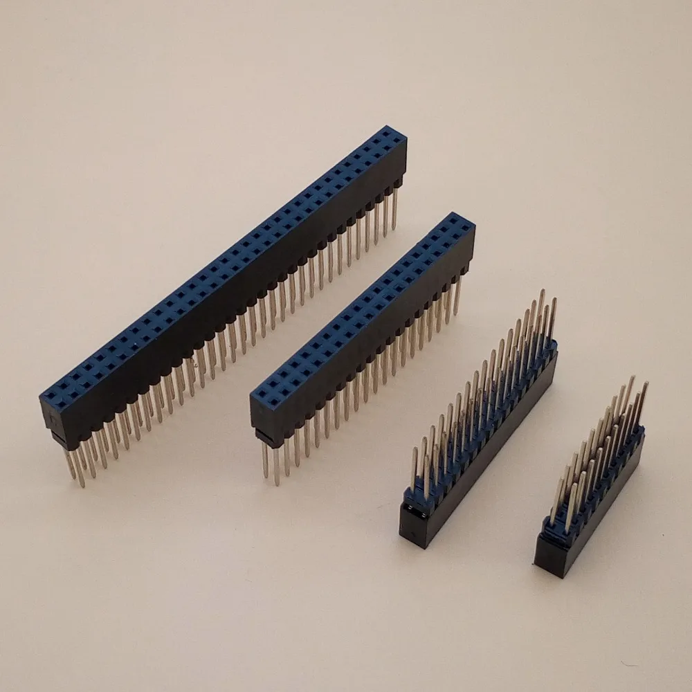 Conector hembra PC104 doble fila 2,54mm de 2x10-32 pines 12mm - imagen 3