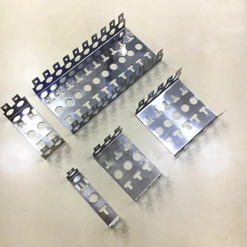 Marco de acero inoxidable, 3 unidades para 10 pares de módulo de voz tele, bloque de terminales a presión, panel de conexión en blanco grueso de 30 pares, 10 Uds. - imagen 5