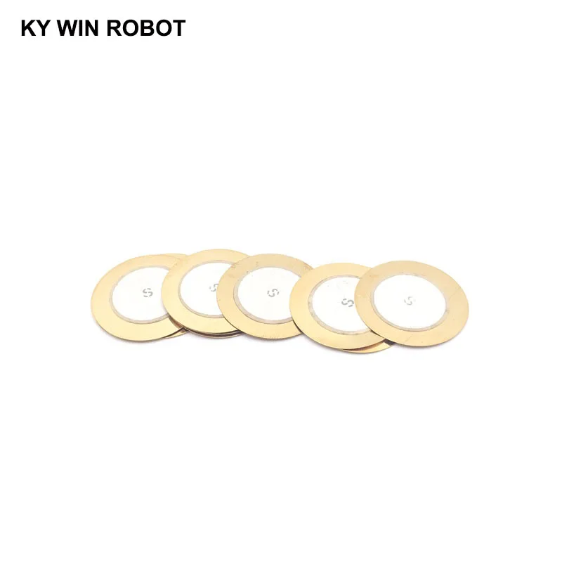 Placa de oblea de cerámica piezoeléctrica, 10 piezas, zumbador, altavoz de 35mm de diámetro, para Arduino Diy - imagen 5