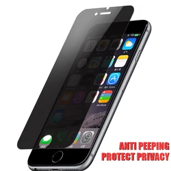Cristal templado de privacidad para iPhone X/XS/11/12, 8/7/6 y SE