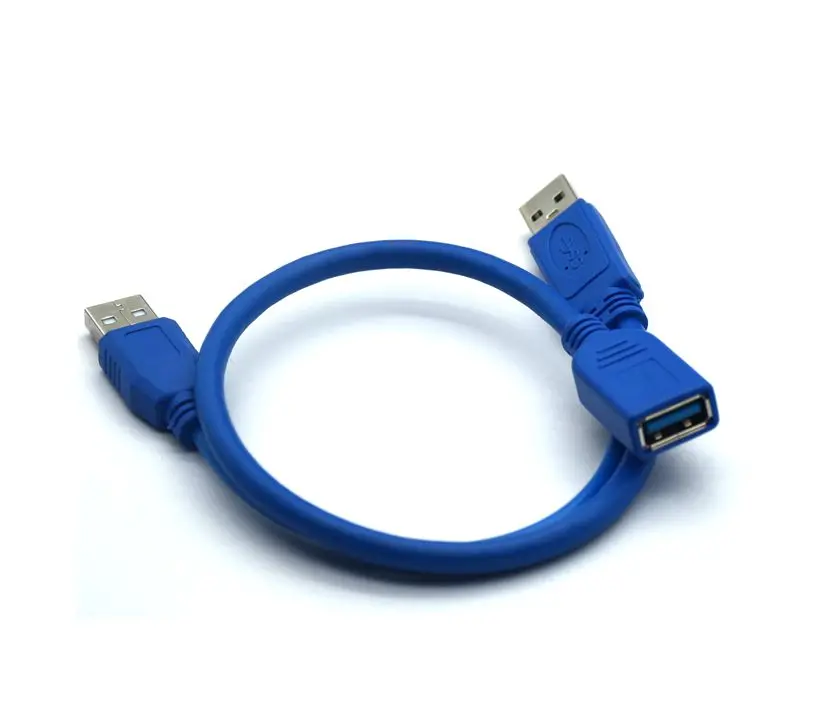 Cable USB 3.0 Alimentado – Doble Conexión Disco Duro Externo - imagen 2