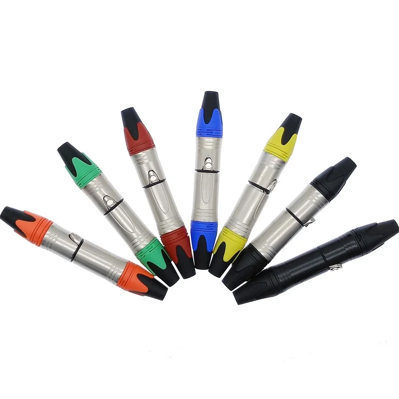 Conector xlr, enchufe de micrófono, enchufe de audio de 3 pines, conector de altavoz, conector de micrófono de color macho y hembra - imagen 3