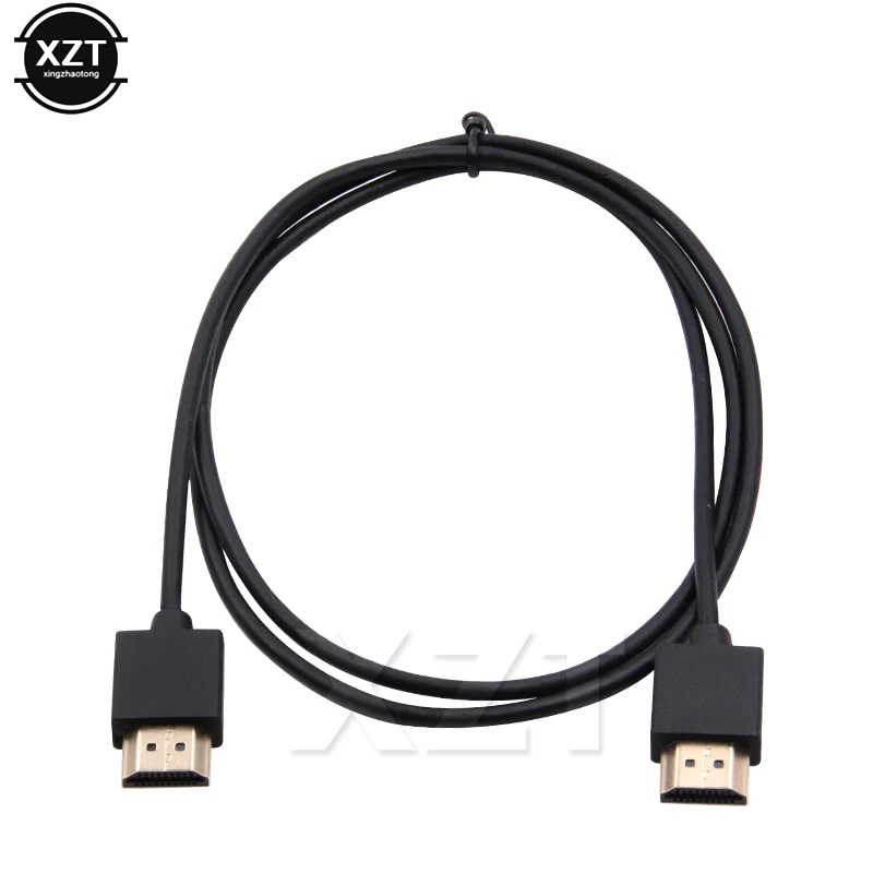 Cable compatible con HDMI HD 1080p, 1 piezas, chapado en oro 2,0 para Ethernet Premium con reproductor de DVD, televisión de 0,5 m, 1m, 1,5 m, 2m, 3m, nuevo - imagen 4