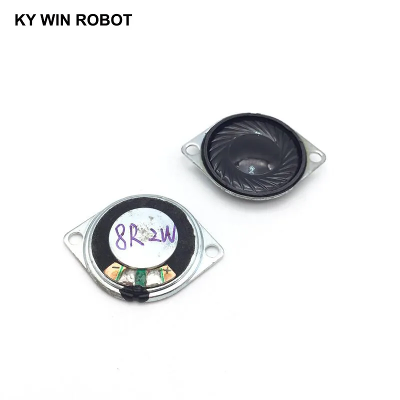 Altavoz ultradelgado con orejas, 8 ohmios, 2 vatios, 2 W, 8R, Trompeta con orejas, diámetro de 28MM, 2,8 CM, grosor de 5MM, nuevo lote de 2 unidades