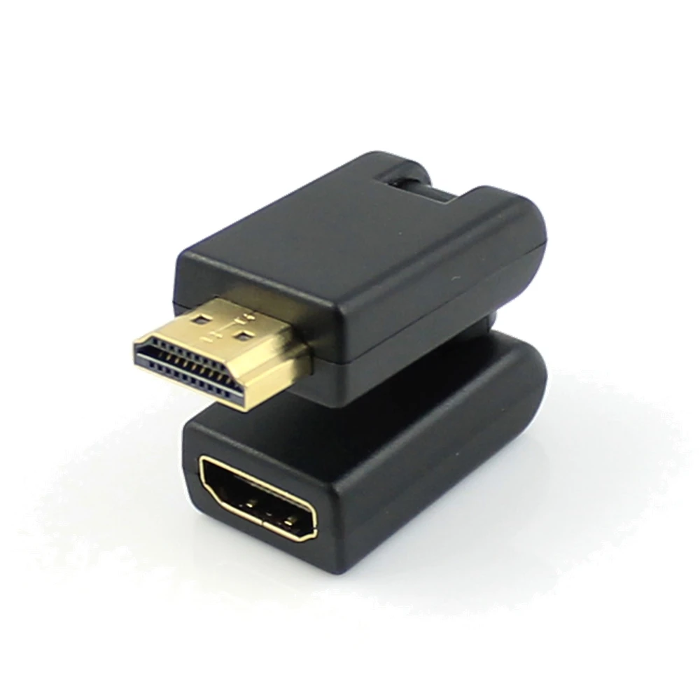 Adaptador convertidor macho a hembra para HDTV, compatible con HDTV, XBOX, PS3, proyector de DVD, rotación de 360 grados - imagen 3