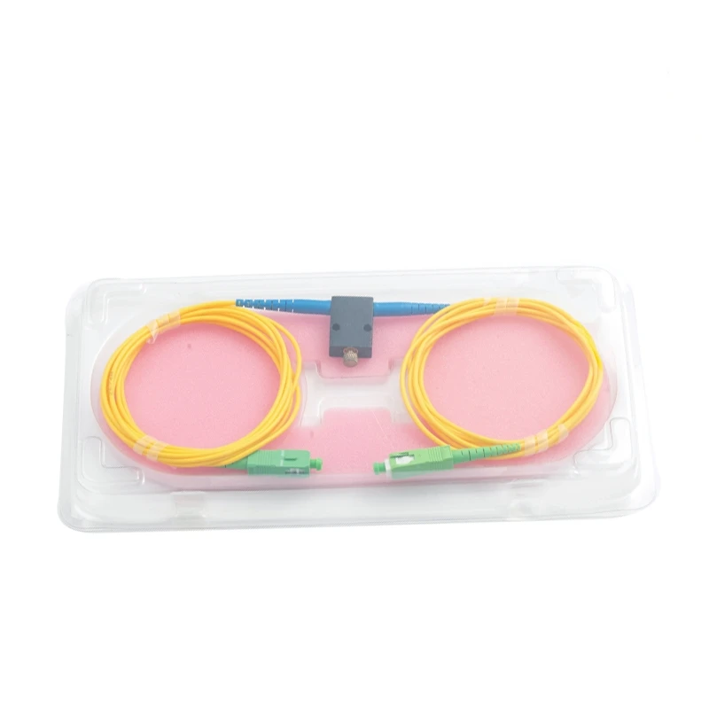 Atenuador de fibra ajustable SC APC 0-60dB en línea mecánico variable en línea tipo óptico ftth UPC monomodo Simplex ELINK - imagen 5