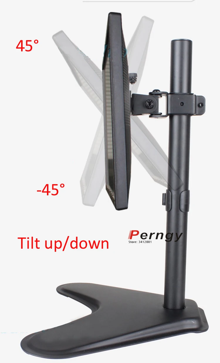 D-MOUNT MT900 17-27 "Base GRANDE LCD LED Monitor único Soporte de escritorio Brazo Montaje de TV de movimiento completo Carga 9 kg - imagen 2