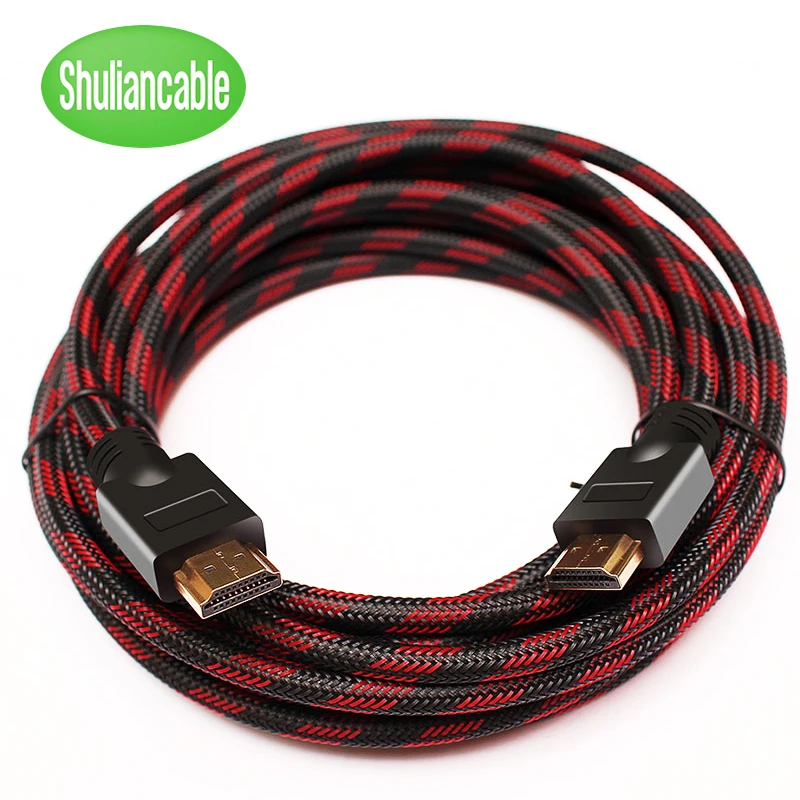 Shuliancable cable HDMI 2,0 4k 60hz cable 1m 2m 3m 5m 10m 15m 20m conmutador divisor HD TV portátil PS4 ordenador xbox