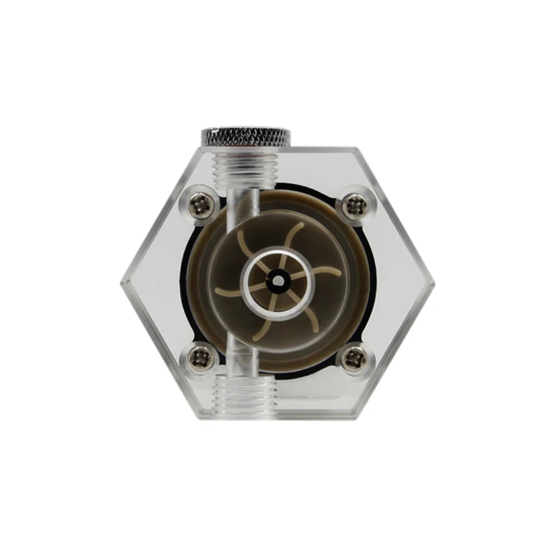 ALSEYE-bomba de refrigeración por agua HQ, Enfriador de agua de 6M, CC de 12V, rosca G1/4 de 10000RPM para CPU y GPU de juego - imagen 2