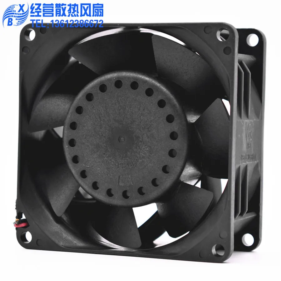 Delta-ventilador violento PFR0812XHE 8038, ventilador de caja de servidor de 80MM x 80x38mm, 12V, 4.9A, 4 pines, nuevo y Original - imagen 4